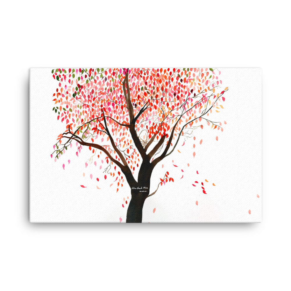 Leinwand - falling Leaves, Gravity 61x91 cm artlia