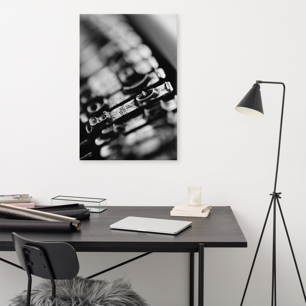 Leinwand - Schreibmaschine artlia
