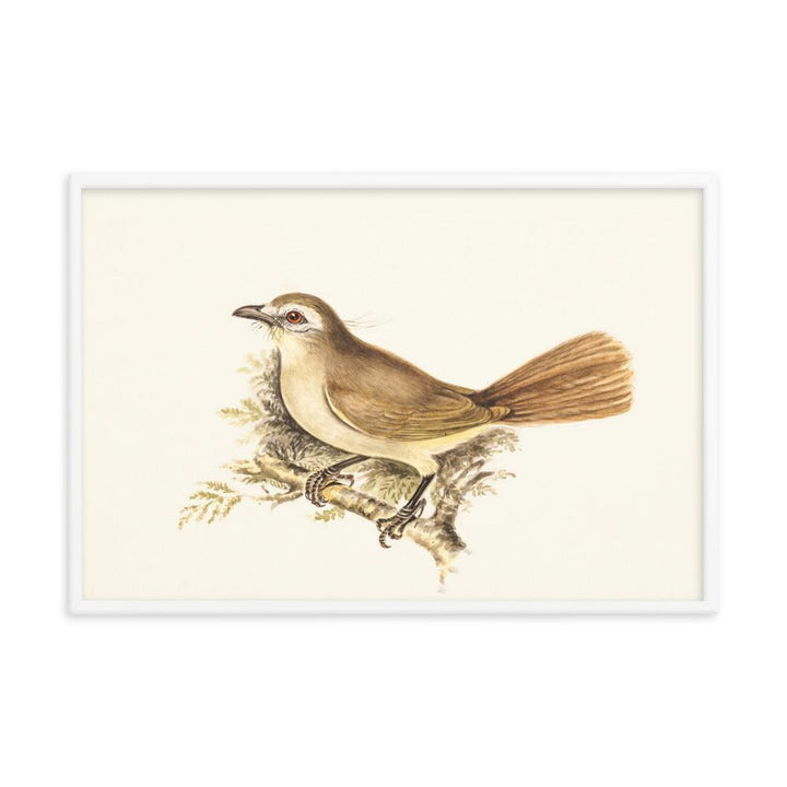Lerche - Poster im Rahmen weiß / 61x91 cm artlia