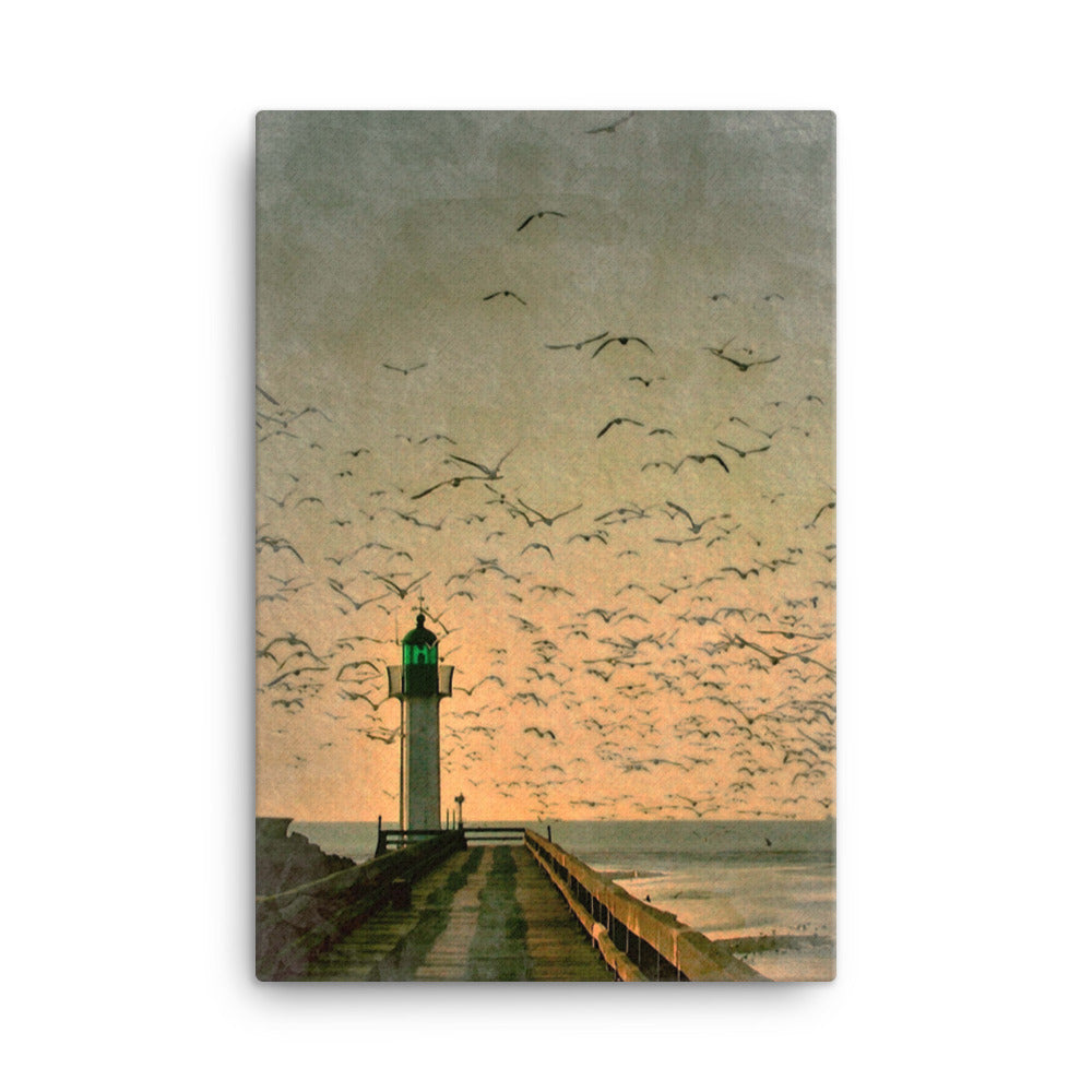 Leuchtturm - Leinwand 61x91 cm artlia