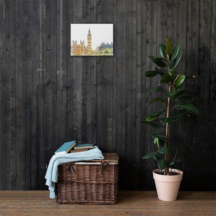London in Orange - Leinwand 30x41 cm artlia