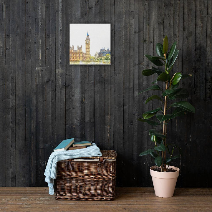 London in Orange - Leinwand 41x41 cm artlia