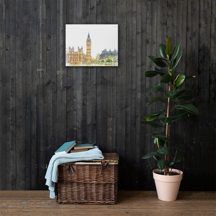 London in Orange - Leinwand 41x51 cm artlia