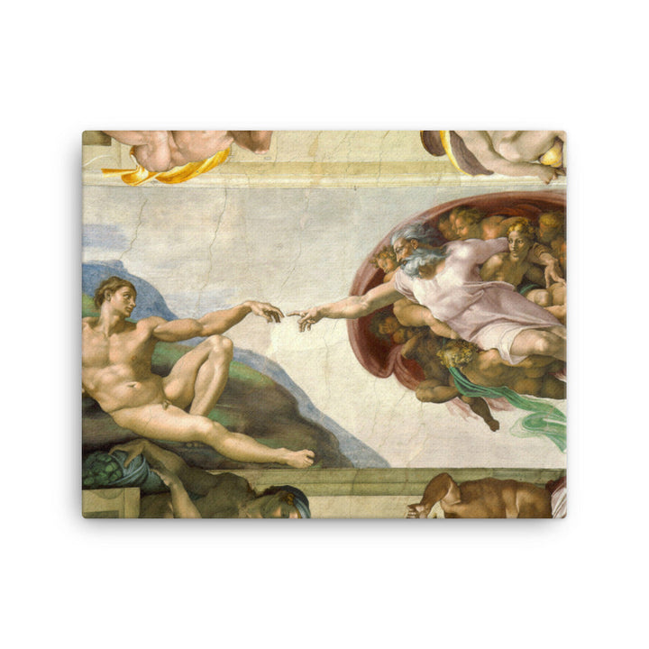 Michelangelo, Creation of Adam - Leinwand 41x51 cm artlia