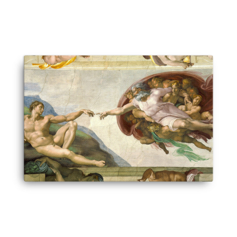 Michelangelo, Creation of Adam - Leinwand 61x91 cm artlia