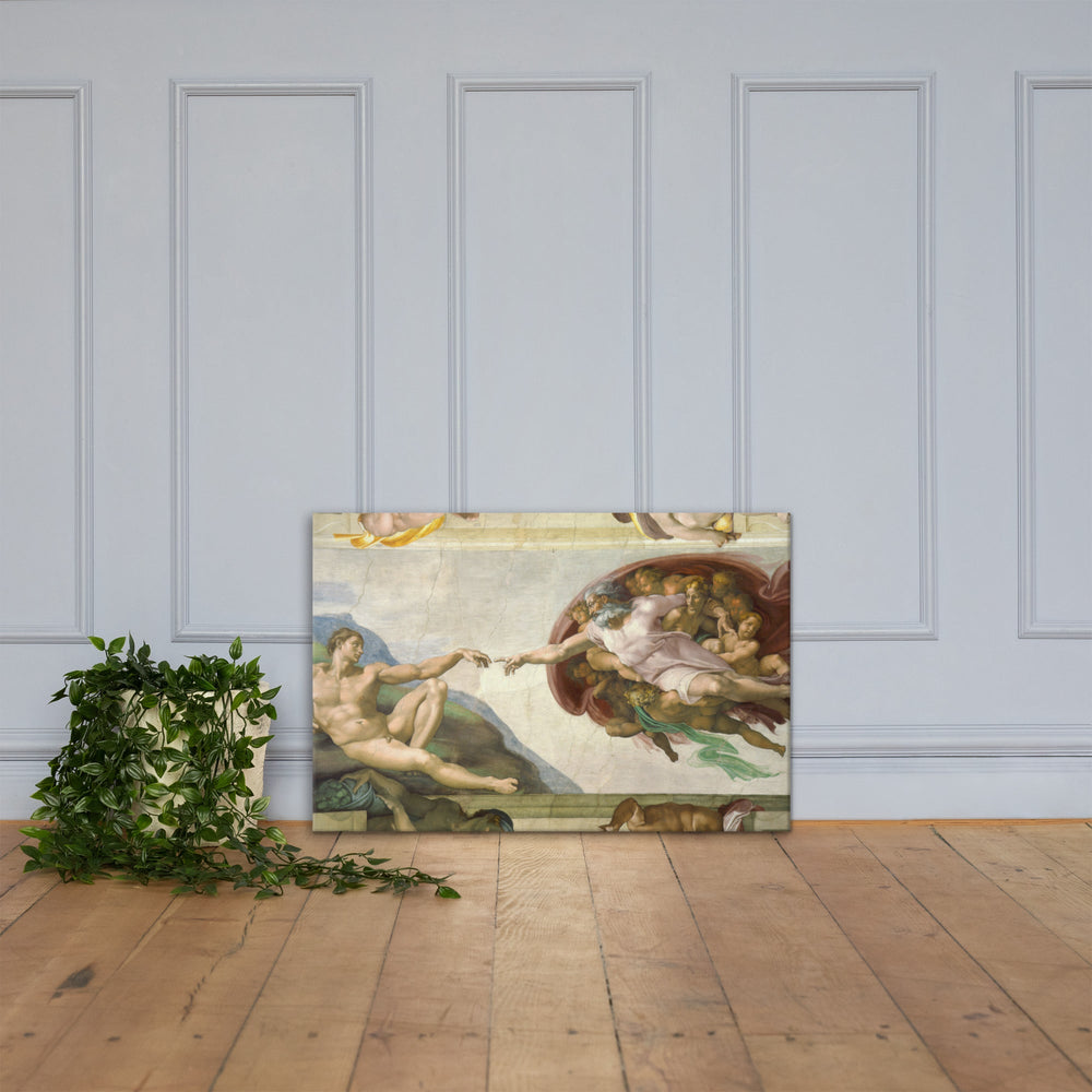 Michelangelo, Creation of Adam - Leinwand artlia
