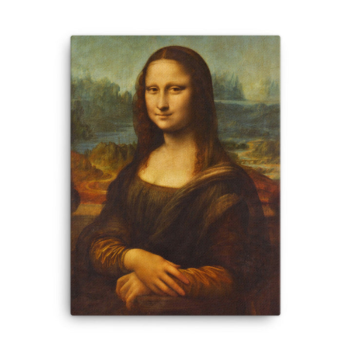 Mona Lisa, Leonardo da Vinci - Leinwand 30x41 cm artlia