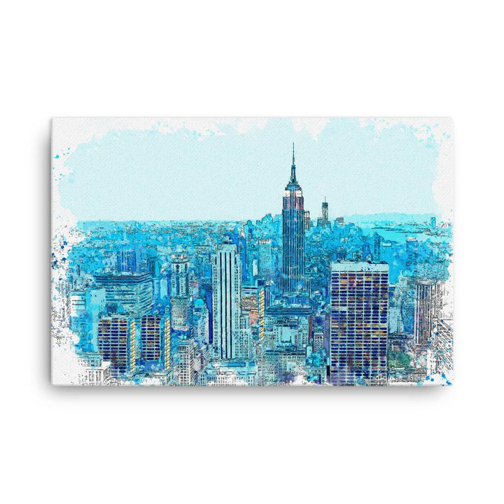 New York in Blau - Leinwand 61x91 cm artlia
