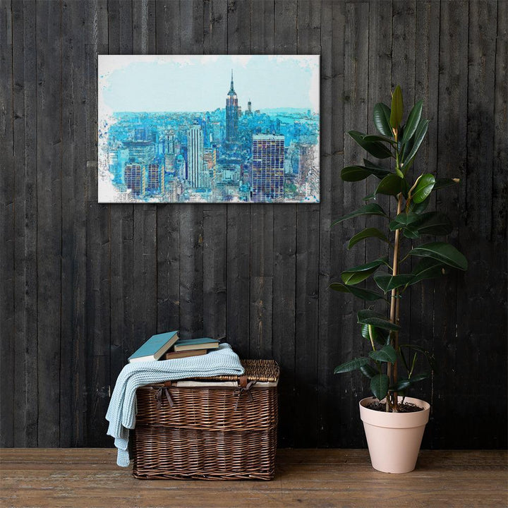 New York in Blau - Leinwand artlia