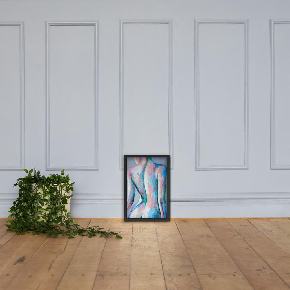 Nymphe - Poster im Rahmen schwarz / 30x45 cm artlia