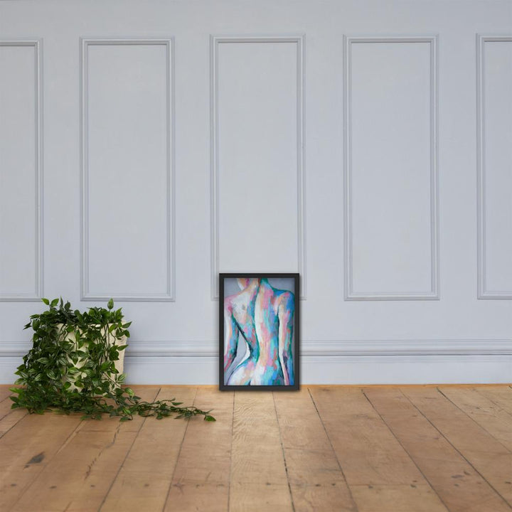 Nymphe - Poster im Rahmen schwarz / 30x45 cm artlia