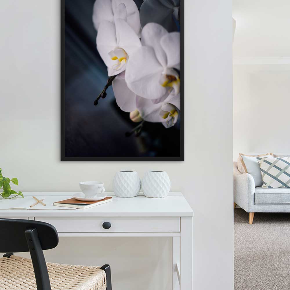Orchid 02 - Poster im Rahmen artlia
