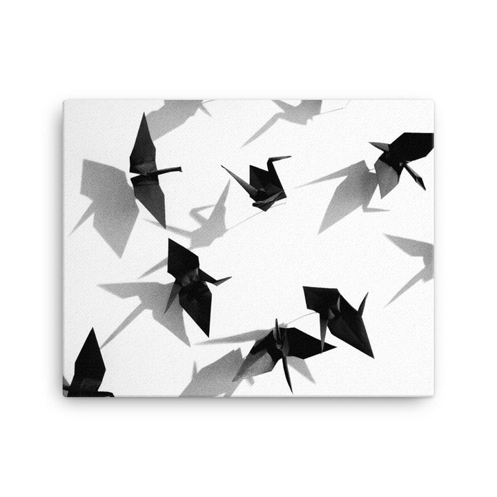 Papierkranich - Leinwand 41x51 cm artlia