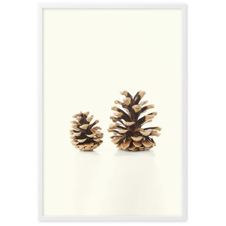 Pine Cone - Poster im Rahmen Weiß / 61×91 cm artlia