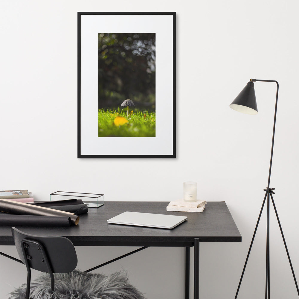 Poster mit Passepartout - Pilz artlia