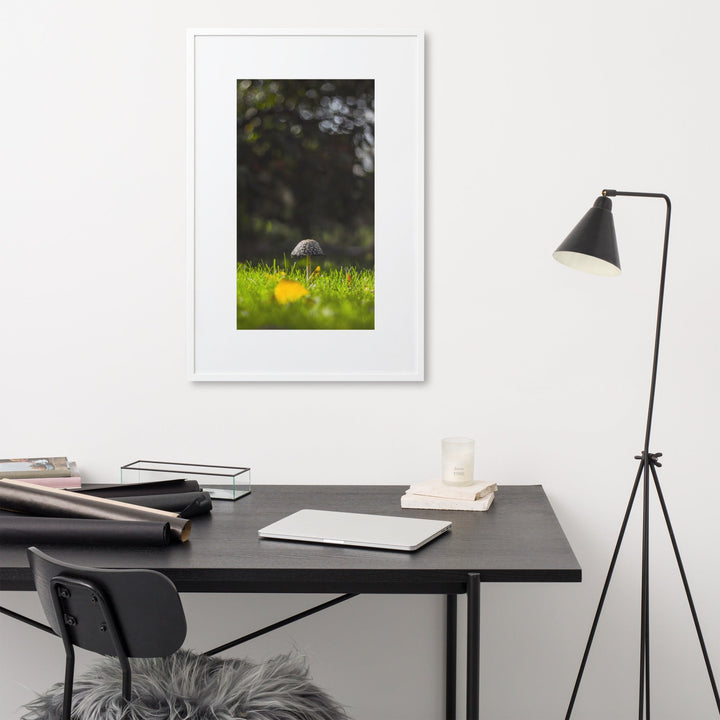 Poster mit Passepartout - Pilz artlia