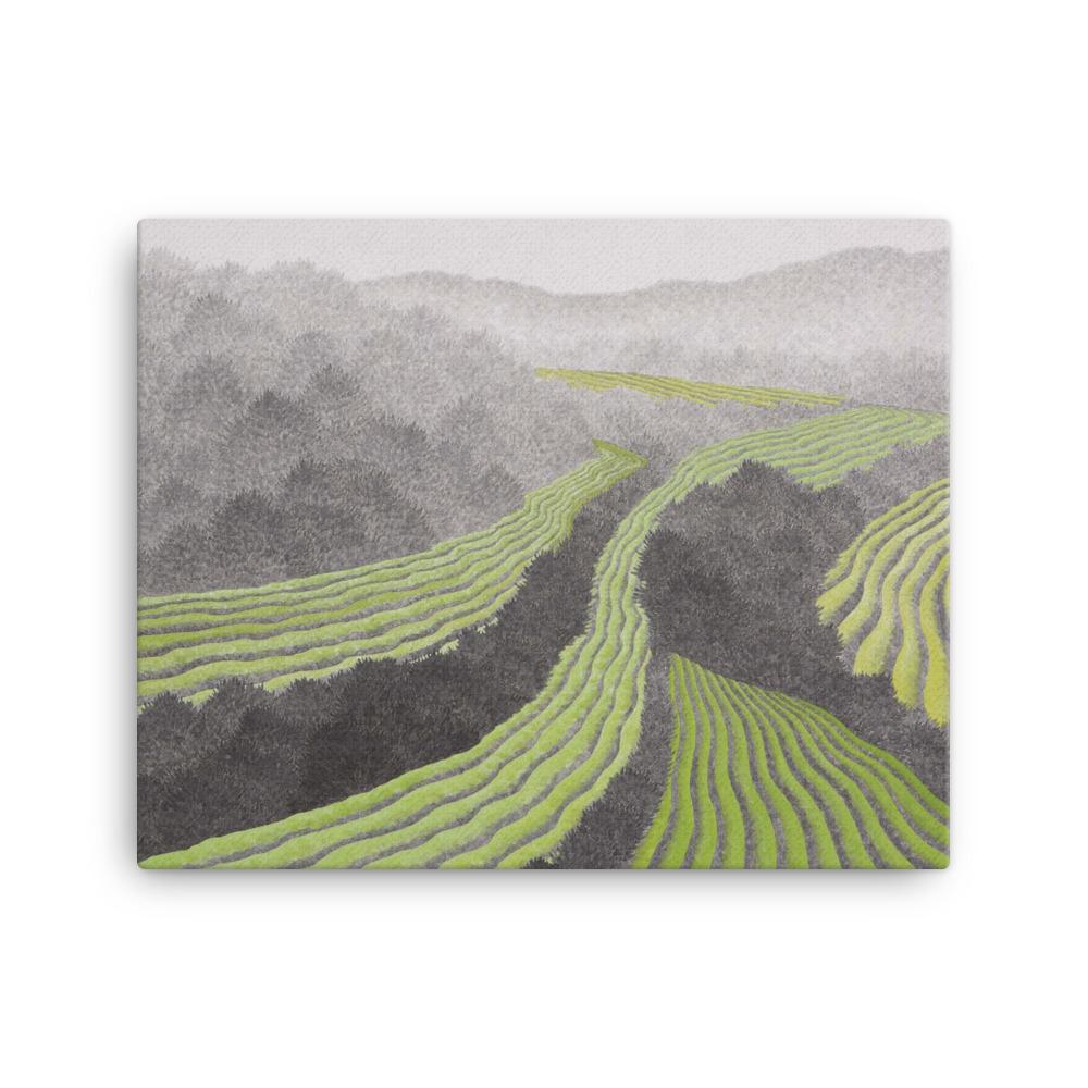 Reisfeld - Leinwand 41x51 cm artlia