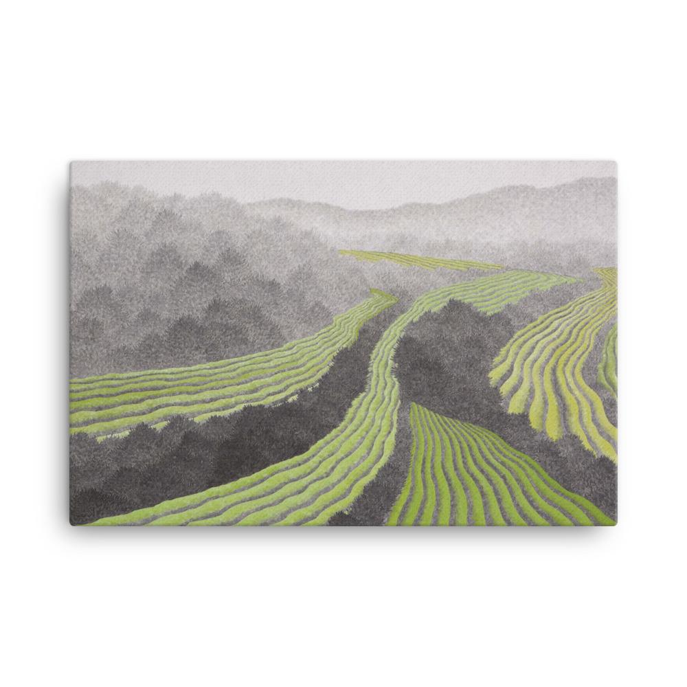Reisfeld - Leinwand 61x91 cm artlia