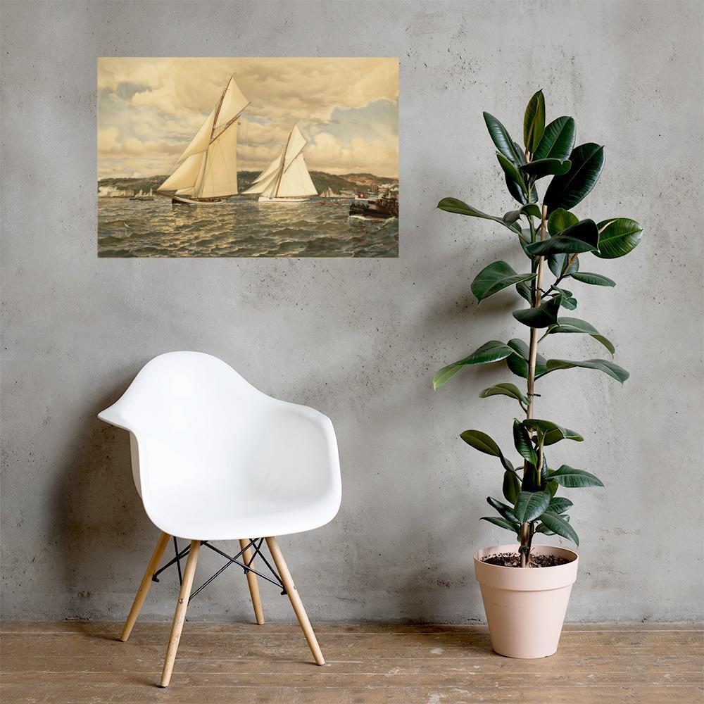 Schiffsrennen - Poster 61x91 cm artlia
