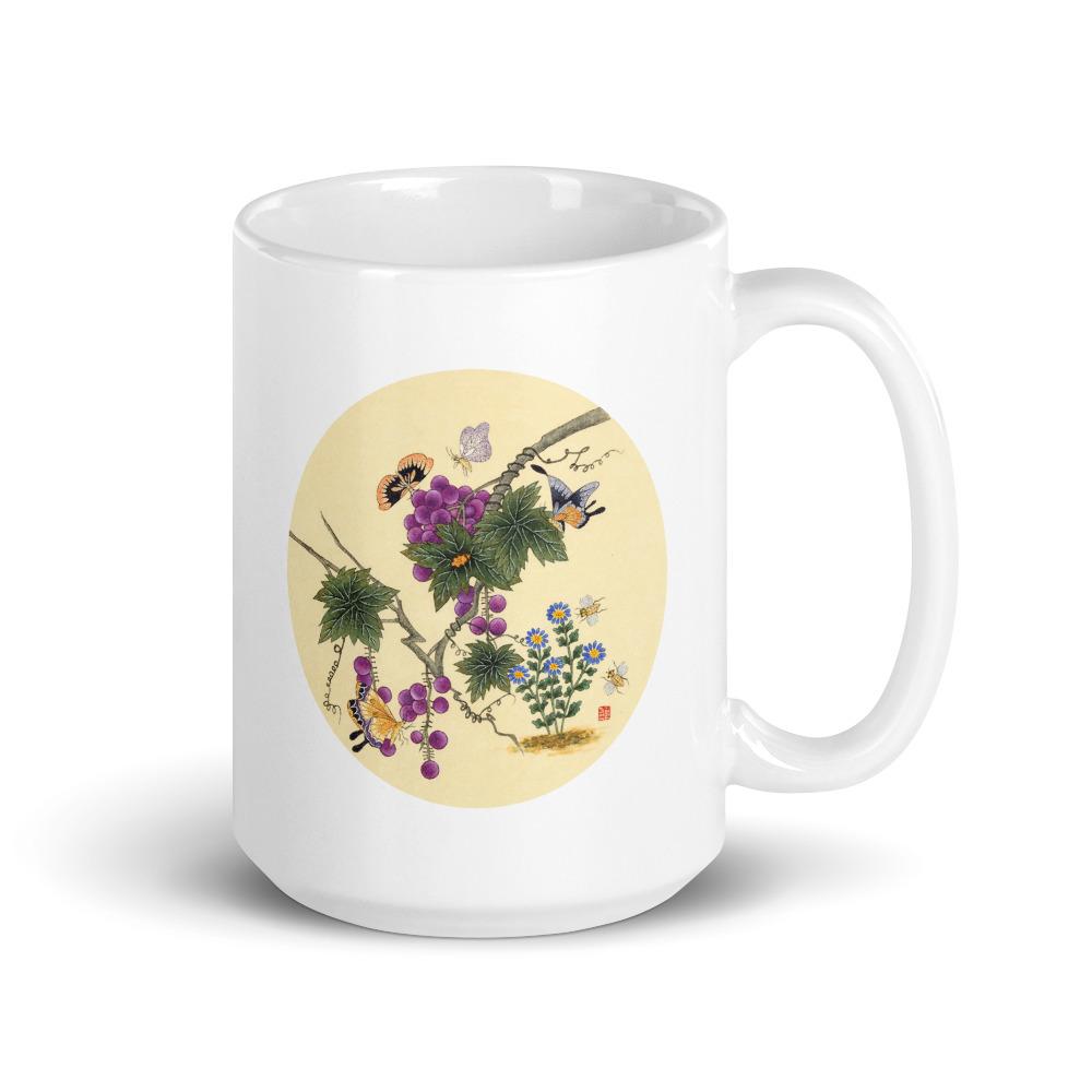 Tasse - Schmetterlinge auf Traubenbaum 0,44 L artlia