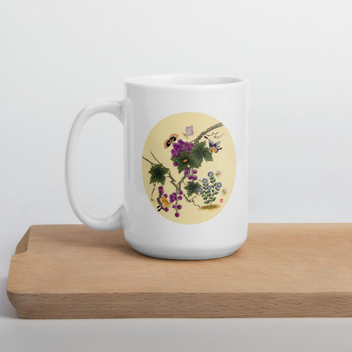 Tasse - Schmetterlinge auf Traubenbaum artlia