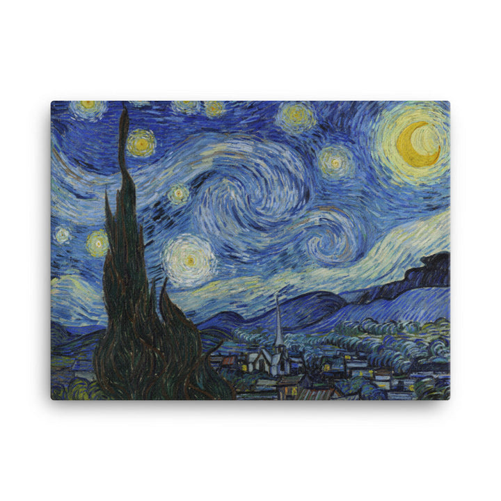 Starry Night, Van Gogh - Leinwand horizontal (original) / 30x41 cm artlia