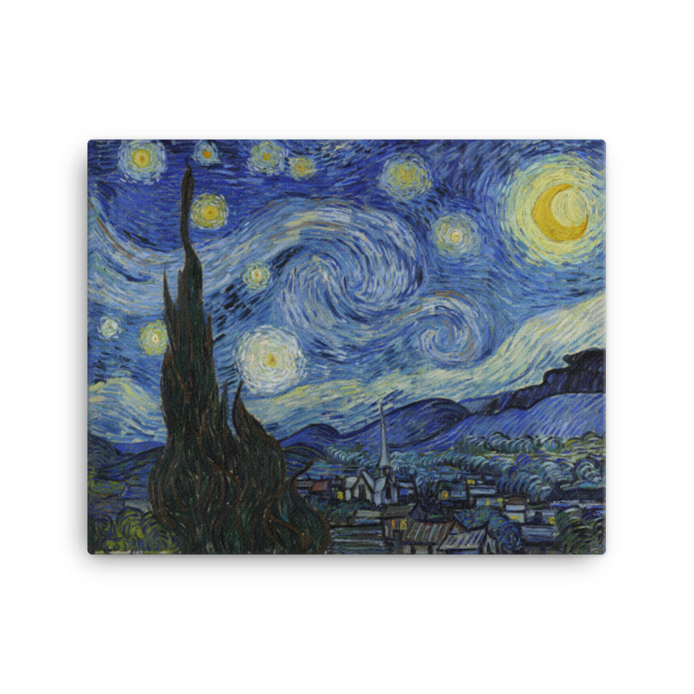 Starry Night, Van Gogh - Leinwand horizontal (original) / 41x51 cm artlia