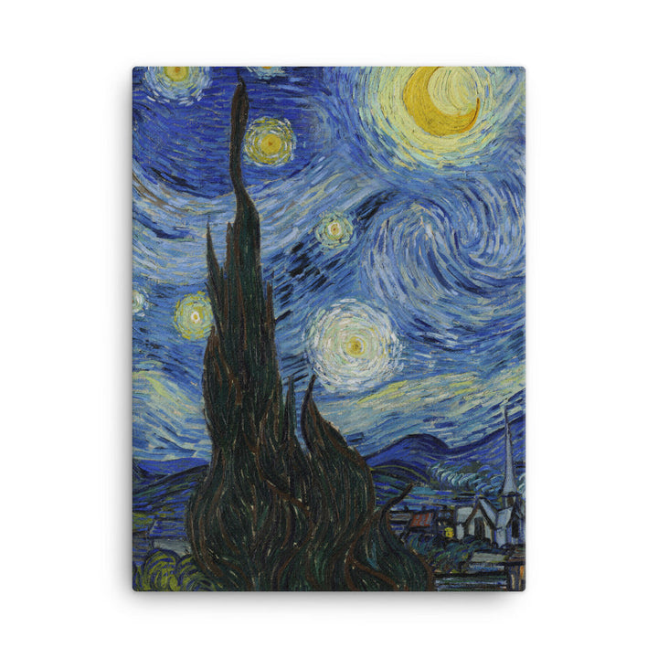 Starry Night, Van Gogh - Leinwand vertikal / 30x41 cm artlia