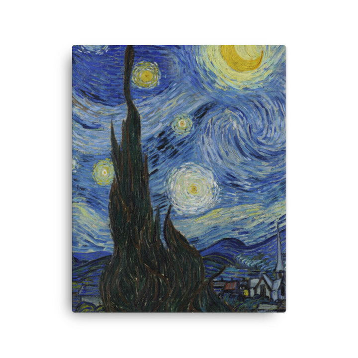 Starry Night, Van Gogh - Leinwand vertikal / 41x51 cm artlia