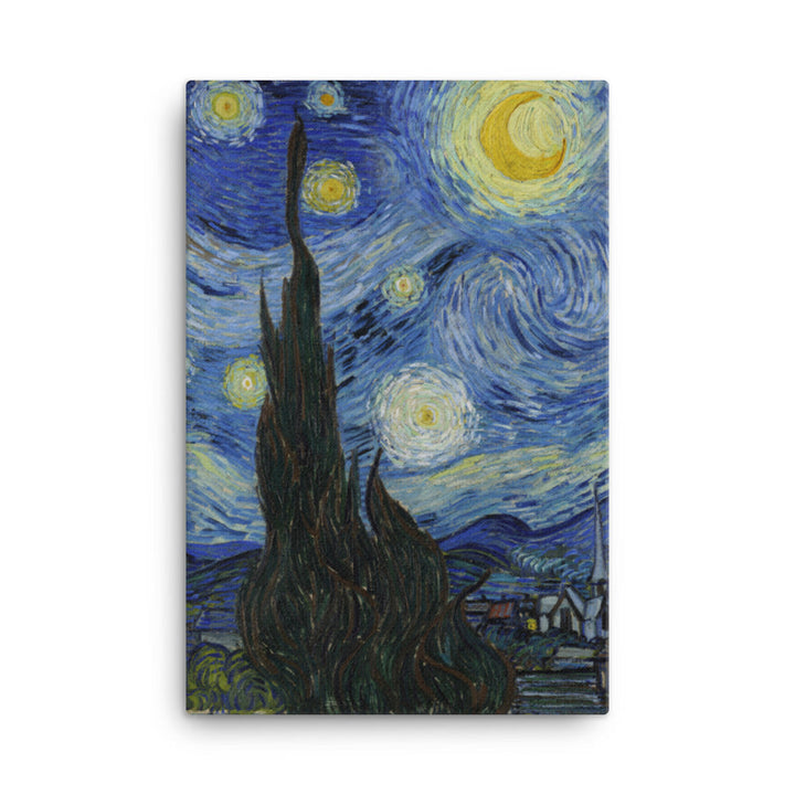 Starry Night, Van Gogh - Leinwand vertikal / 61x91 cm artlia
