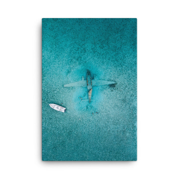 Sunken Plane - Leinwand 61x91 cm artlia