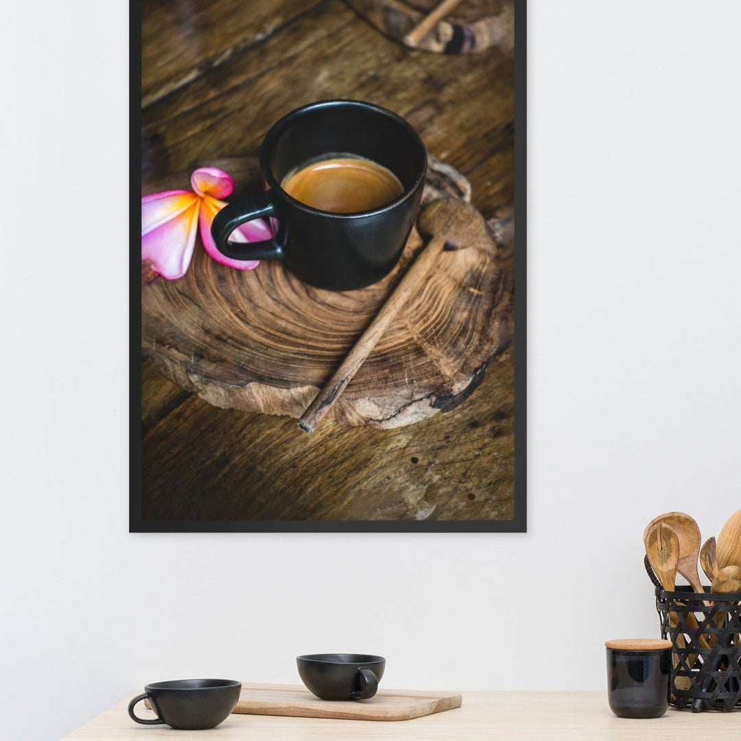 Thai Café - Poster im Rahmen artlia