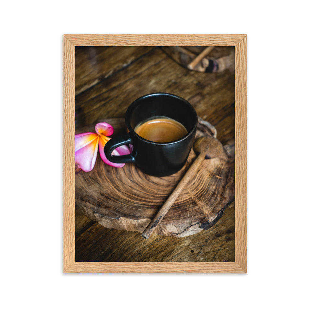 Thai Café - Poster im Rahmen Oak / 30×40 cm artlia