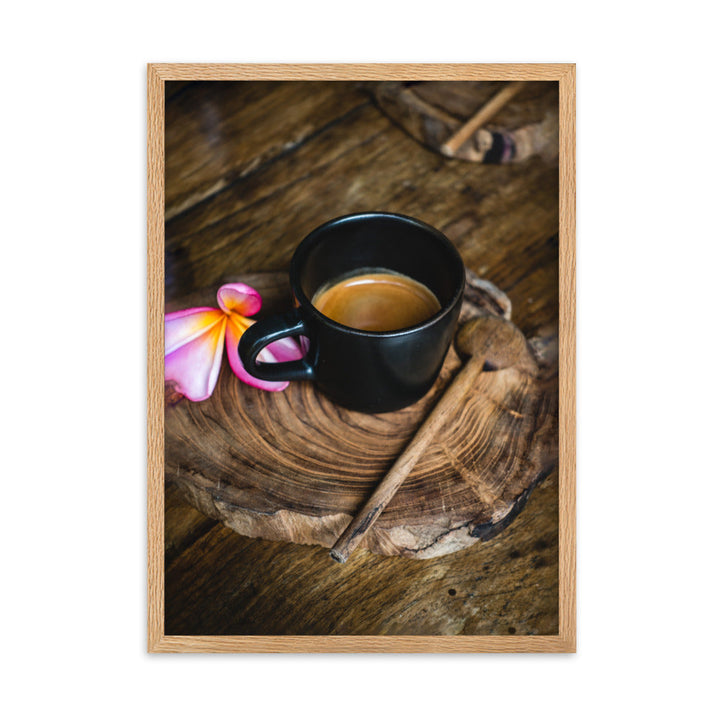 Thai Café - Poster im Rahmen Oak / 50×70 cm artlia