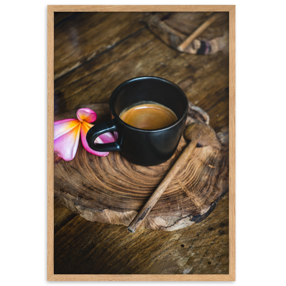 Thai Café - Poster im Rahmen Oak / 61×91 cm artlia