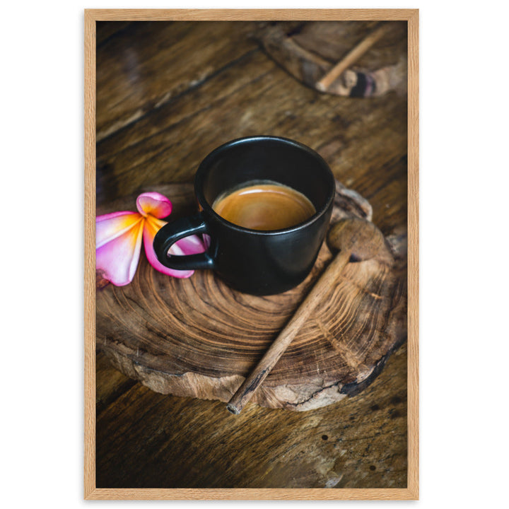 Thai Café - Poster im Rahmen Oak / 61×91 cm artlia
