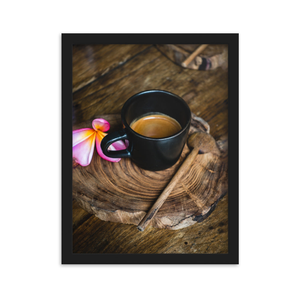 Thai Café - Poster im Rahmen Schwarz / 30×40 cm artlia