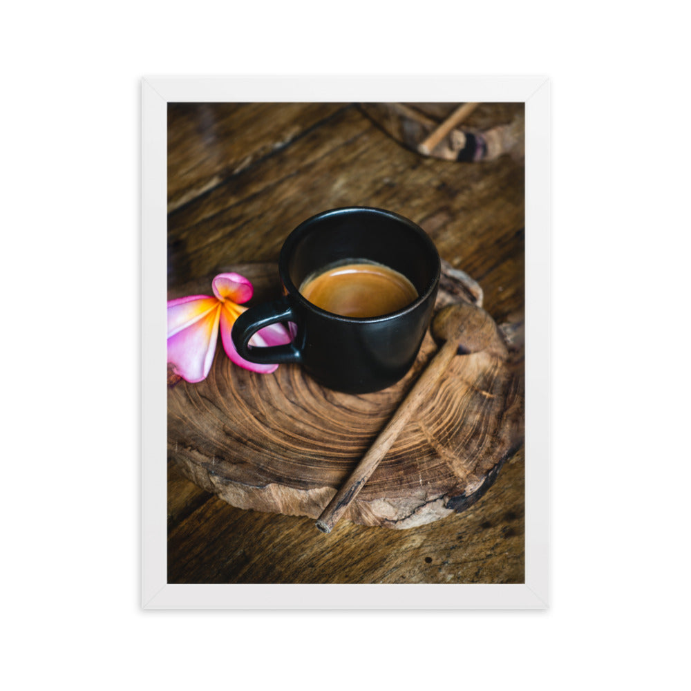 Thai Café - Poster im Rahmen Weiß / 30×40 cm artlia