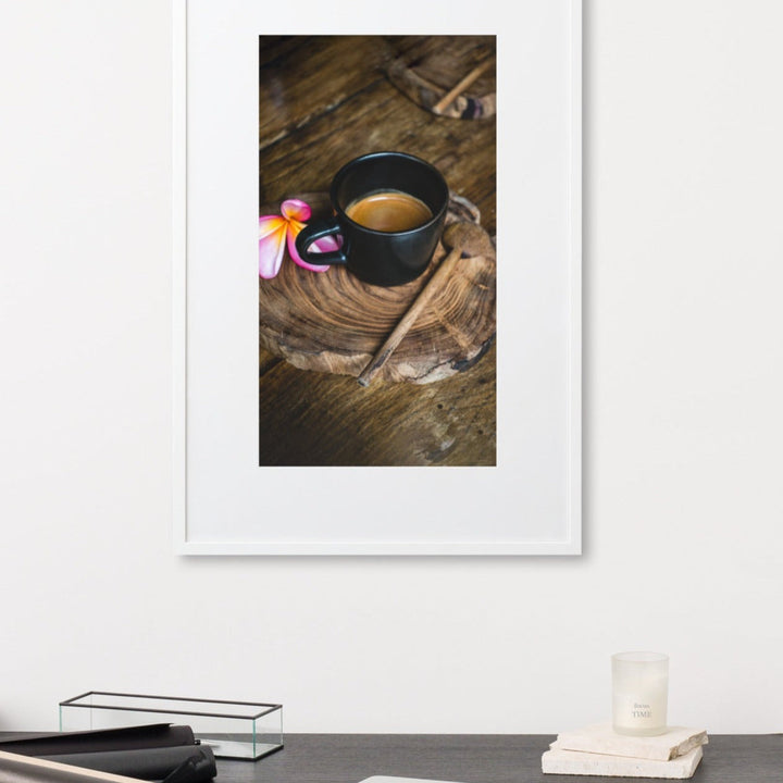 Thai Café - Poster im Rahmen mit Passepartout artlia