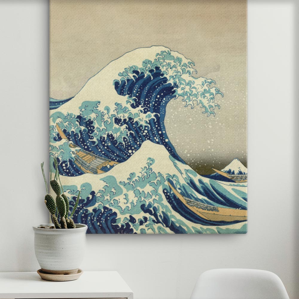 The Great Wave Hokusai - Leinwand artlia