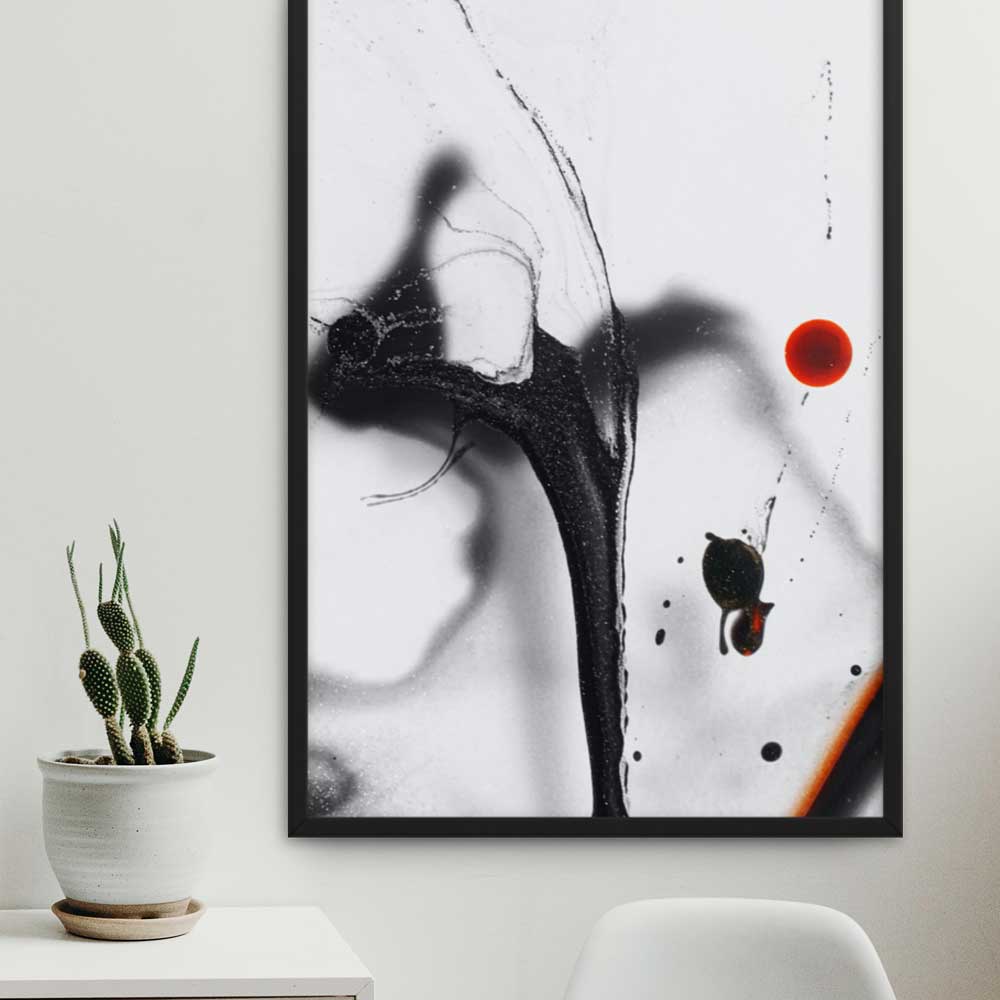 The sphere - Poster im Rahmen artlia