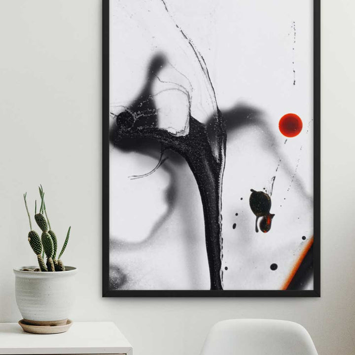 The sphere - Poster im Rahmen artlia
