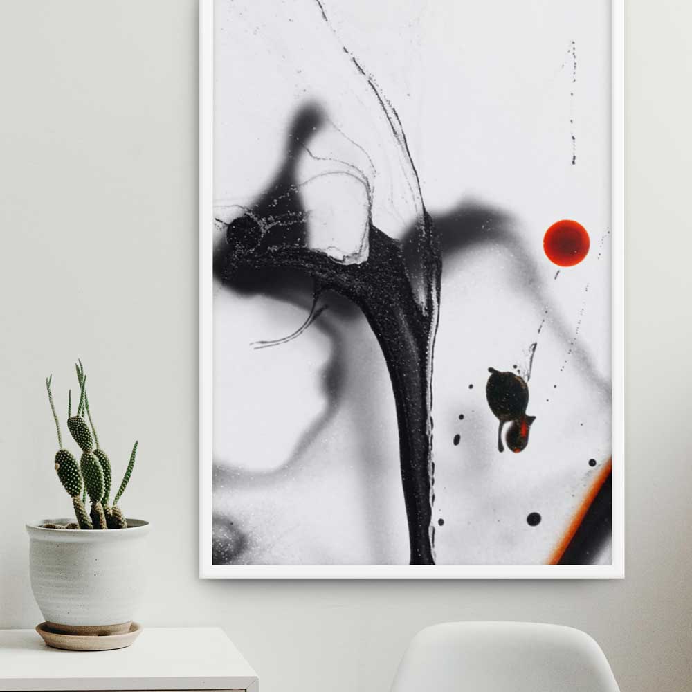 The sphere - Poster im Rahmen artlia