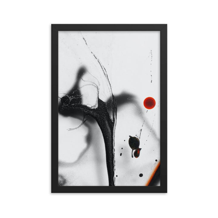 The sphere - Poster im Rahmen Schwarz / 30x45 cm artlia