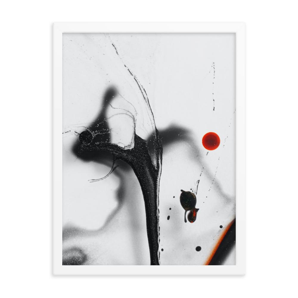 The sphere - Poster im Rahmen Weiß / 30x41 cm artlia