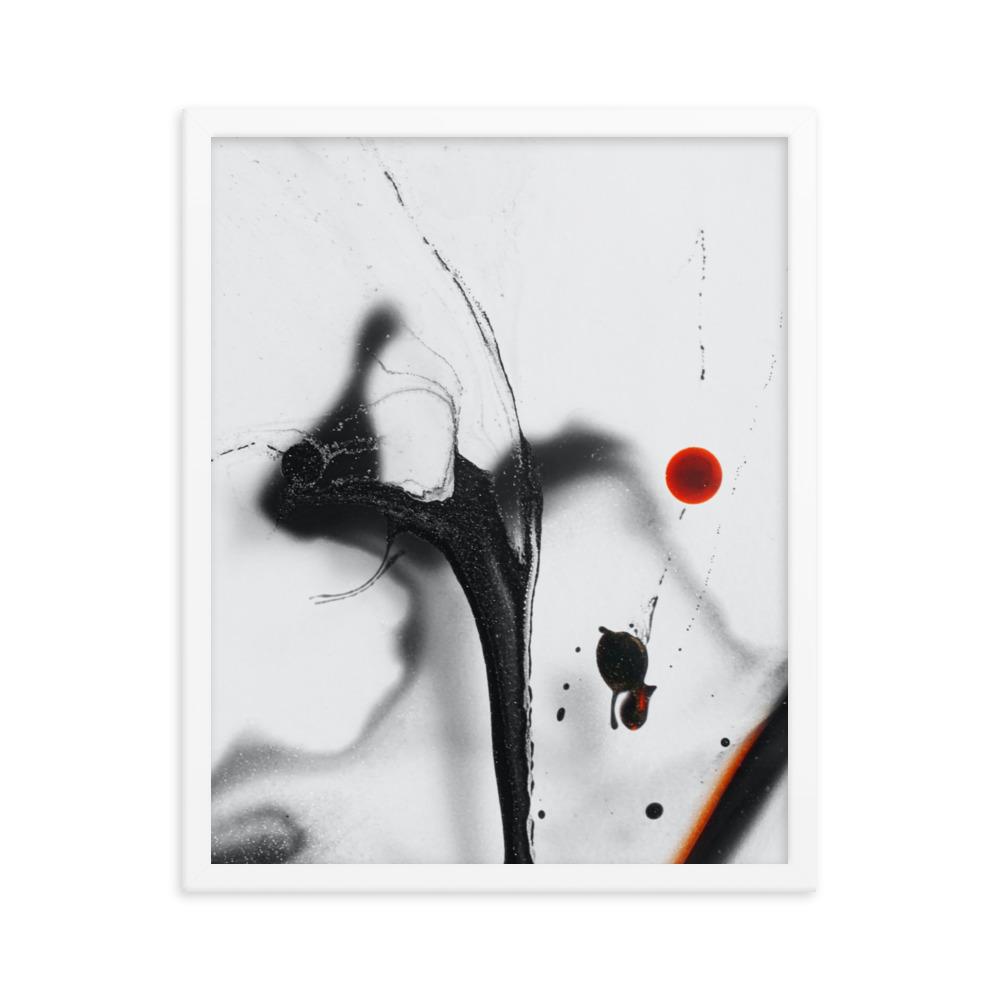 The sphere - Poster im Rahmen Weiß / 41x51 cm artlia