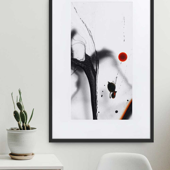 The sphere - Poster im Rahmen mit Passepartout artlia