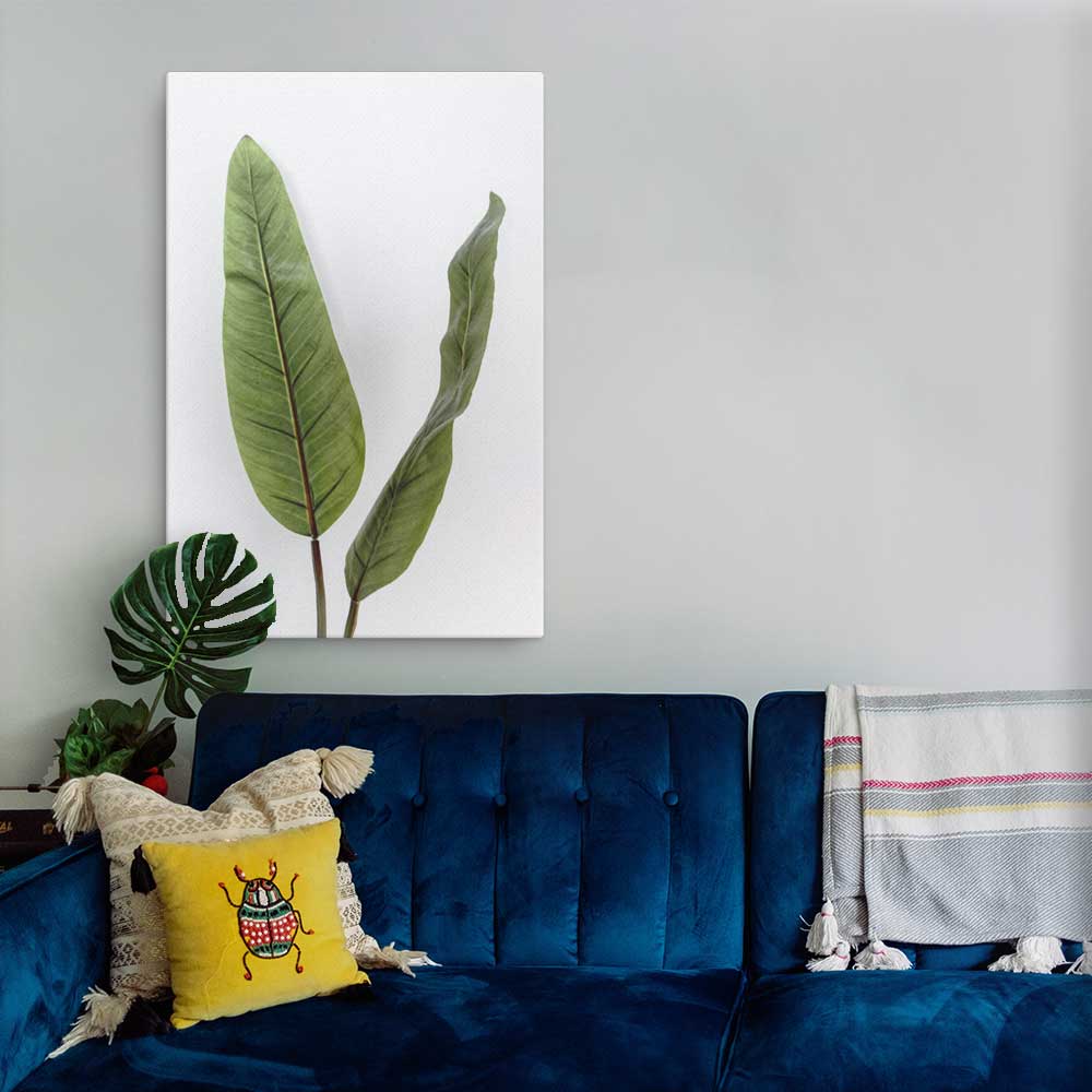 Tropical Leaves - Leinwand artlia