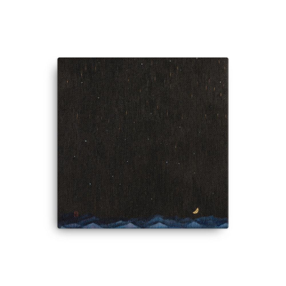 Walk the Night of Light 02 - Leinwand 30x30 cm artlia