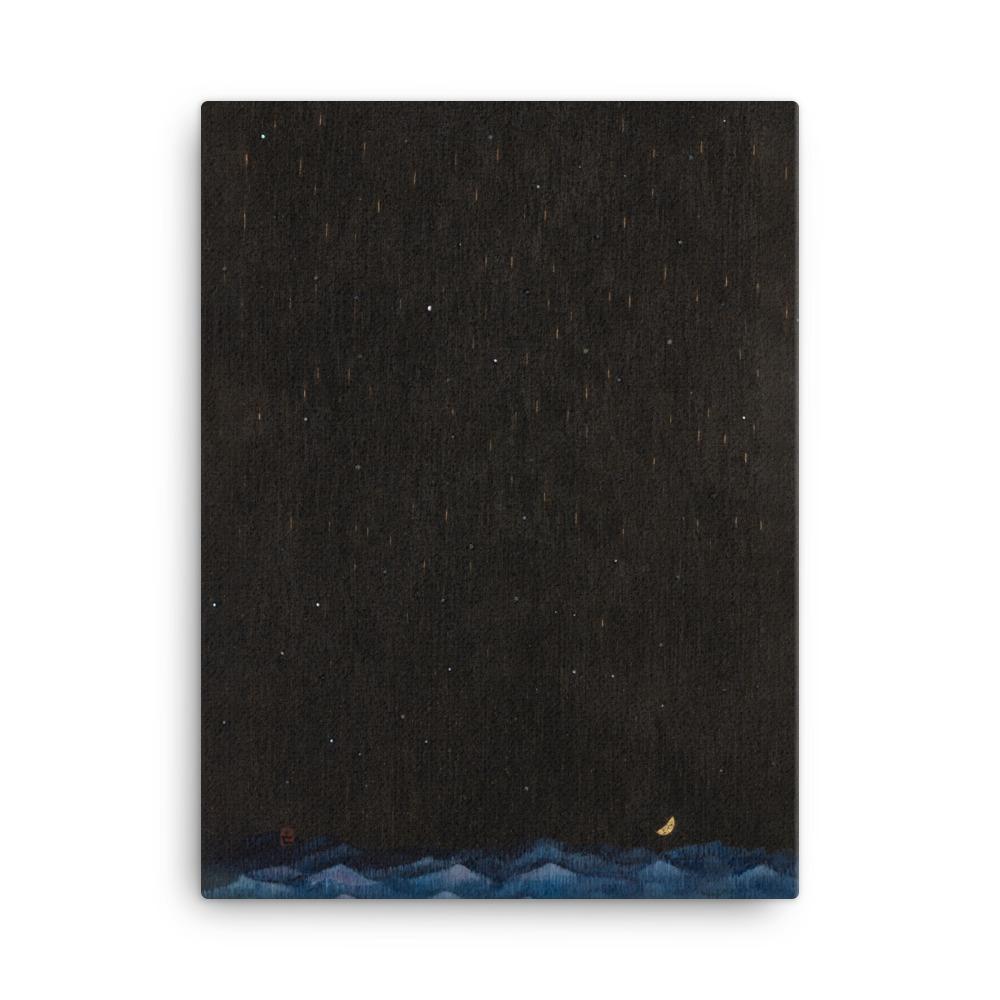 Walk the Night of Light 02 - Leinwand 30x41 cm artlia